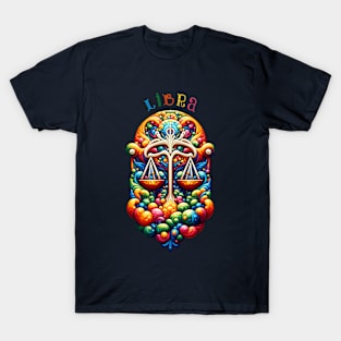 Harmonious Libra Zodiac Sign T-Shirt